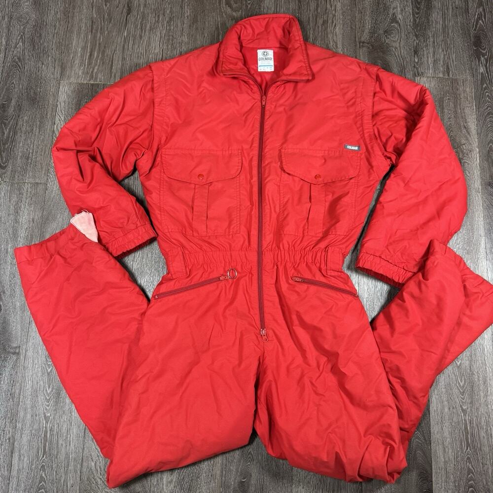 Vintage COLMAR One Piece Ski Snow Suit 1980s Size 44 Men’s L